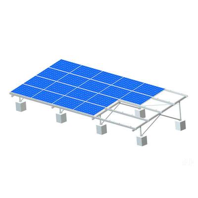 Système de montage solaire au sol avec base en béton - Type W

