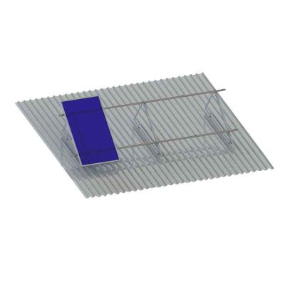 support triangulaire pour toit plat pour montage solaire