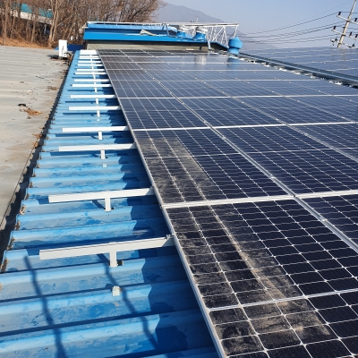 solaire PV Crochets de toit en étain de montage en aluminium L pieds d'élevage de pieds