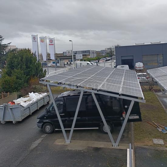  Aluminum Solar Carparking _ Low Wind Speed Area 