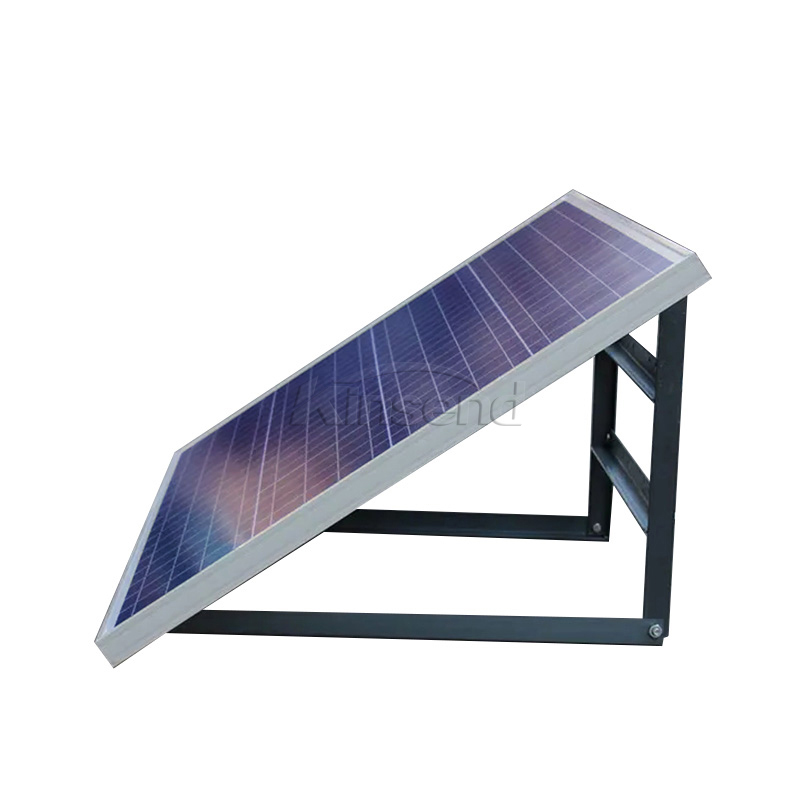 Montage de panneau solaire domestique portable triangle