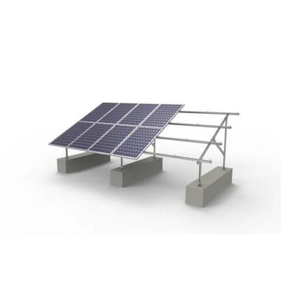 système de montage solaire en acier au carbone au sol