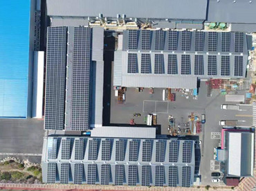 Projet de toit en métal solaire 570kw, Corée
