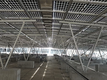 Système de montage solaire BIPV 700KW, Chine