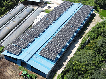 Système de montage de toit en métal 138KW, Corée