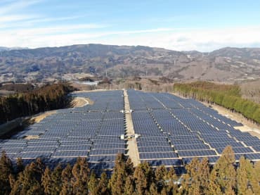 projet solaire au sol 2MW  茨城 県 筑 西, Japon 