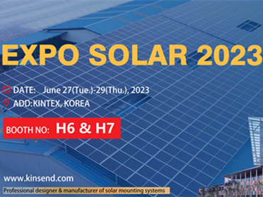 2023 KOREA EXPO SOLAR, Kiosque Kinsend : H6 & H7