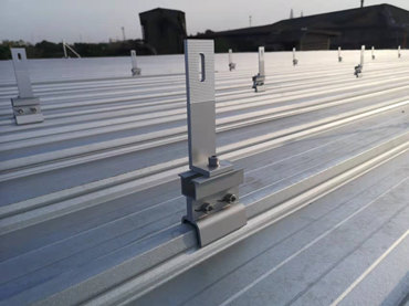 Système de montage sur toit solaire à joint debout 2,6 MW, Thaïlande